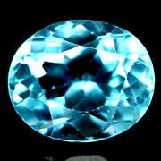 Brilliant 5.87ct oval cut Topaz center stone