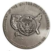 LBJ Official .999 Silver Inaugural Medal