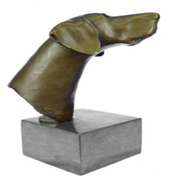 Basset Hound Hush Puppy Bronze Statue