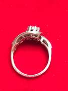 Ladies 14k white gold diamond ring
