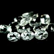 Glittering 14.04ct UNHEATED diamond white Topaz set