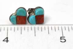 Vintage Sterling Silver Turquoise Earrings