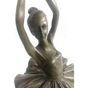 Abstract Ballerina Bronze Sculpture Figurine