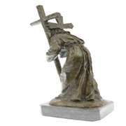Jesus Christ Stations of the Cross Bronze Sculpture