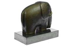 Abstract Modern Art Elephant Bronze Sculpture Figurine