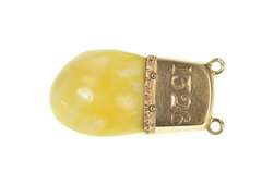 10K Yellow Gold Benevolent Protective Order of Elk Tooth Charm/Pendant