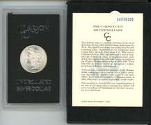 Choice BU 1884-CC Morgan Silver Dollar in GSA pack