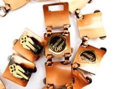Vintage 3 Piece Copper Parure Jewelry Set