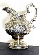 Fabulous Antique S. Kirk & Son Repousse Pitcher