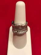 Ladies 14k white gold diamond band/ring