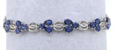 Terrific Adjustable Tanzanite Bracelet in Sterling Silver