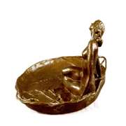 Amazing Jewelry Holder Bronze Sculpture