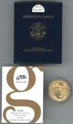 Scarcer 2008-W Burnished $50 1 Ounce Gold Eagle Box/COA