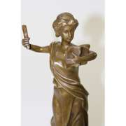 Greek goddess of Wisdom Athena Bronze Sculpture