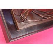 Female Knight Warrior Bronze Statue