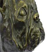 Man Best Friend French Bulldog Dog Bronze Sculpture