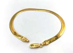 Always Needed 14kt Herringbone Bracelet