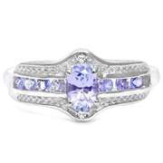 Tanzanite Sterling Silver Ring