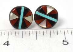Vintage Sterling Silver Turquoise Earrings