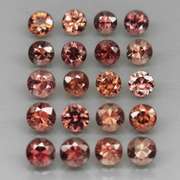 Elegant 8.27ct diamond luster violet pink Zircon set