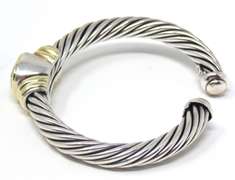 David Yurman Noblesse Lemon Citrine Cable Cuff