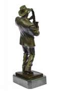Saxophone Player Bronze Sculpture
