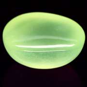 Large 20.11ct untreated Prehnite cabochon