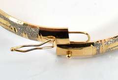 Interesting 14k W&Y Flex Bangle