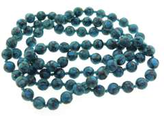 Turquoise Bead Long Necklace