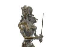 Sexy Amazonian Female Warrior Bronze Sculpture Figurine