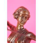 Female Knight Warrior Bronze Statue