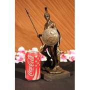 Bronze Statue Marble Classical Roman Warrior Nobleman Military War God