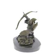 Ancient Samurai Warrior Bronze Sculpture