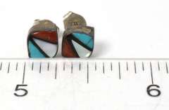 Vintage Sterling Silver Turquoise Earrings