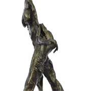 Bronze Sculpture on Marble Base Statue