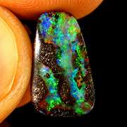 Fantastic 13.19ct Koroit Boulder Opal pendant