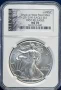 2012 W Silver Eagle First Realese NGC MS 70