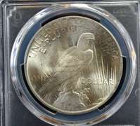 1923 Peace Dollar PCGS MS65