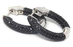 Black Onyx Sterling Silver Earrings