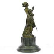 Roman Greek Warrior Bronze Statue