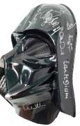 Star Wars Cast Facsimile Autographed Darth Vader Mask