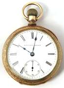 14KT Yellow Gold Elgin Pocket Watch, Running