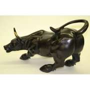 Stock Market Statue Bull Bronze Sculpture
