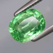Brilliant green 1.52ct untreated Tsavorite Garnet