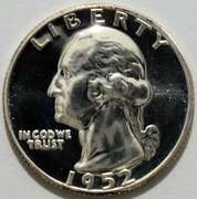Exceptional Gem Proof 1952 Washington Quarter!
