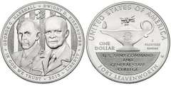 2013 5-Star Generals Commemorative  Proof Silver Dollar