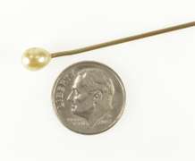 Gold Filled Pearl Victorian Wedding Corsage Boutonnière Stick Pin