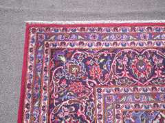 Semi Antique Persian Kashan 13.2x9.6