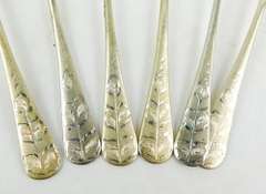 6 Sterling Silver Demi-Tasse Spoons