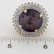Fantastic Massive 28.45CTS Star Ruby & Sapphire Vermeil Ring